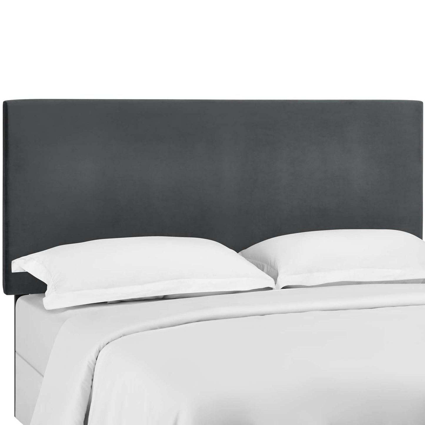 Taylor King and California King Upholstered Performance Velvet Headboard Gray MOD-5884-GRY