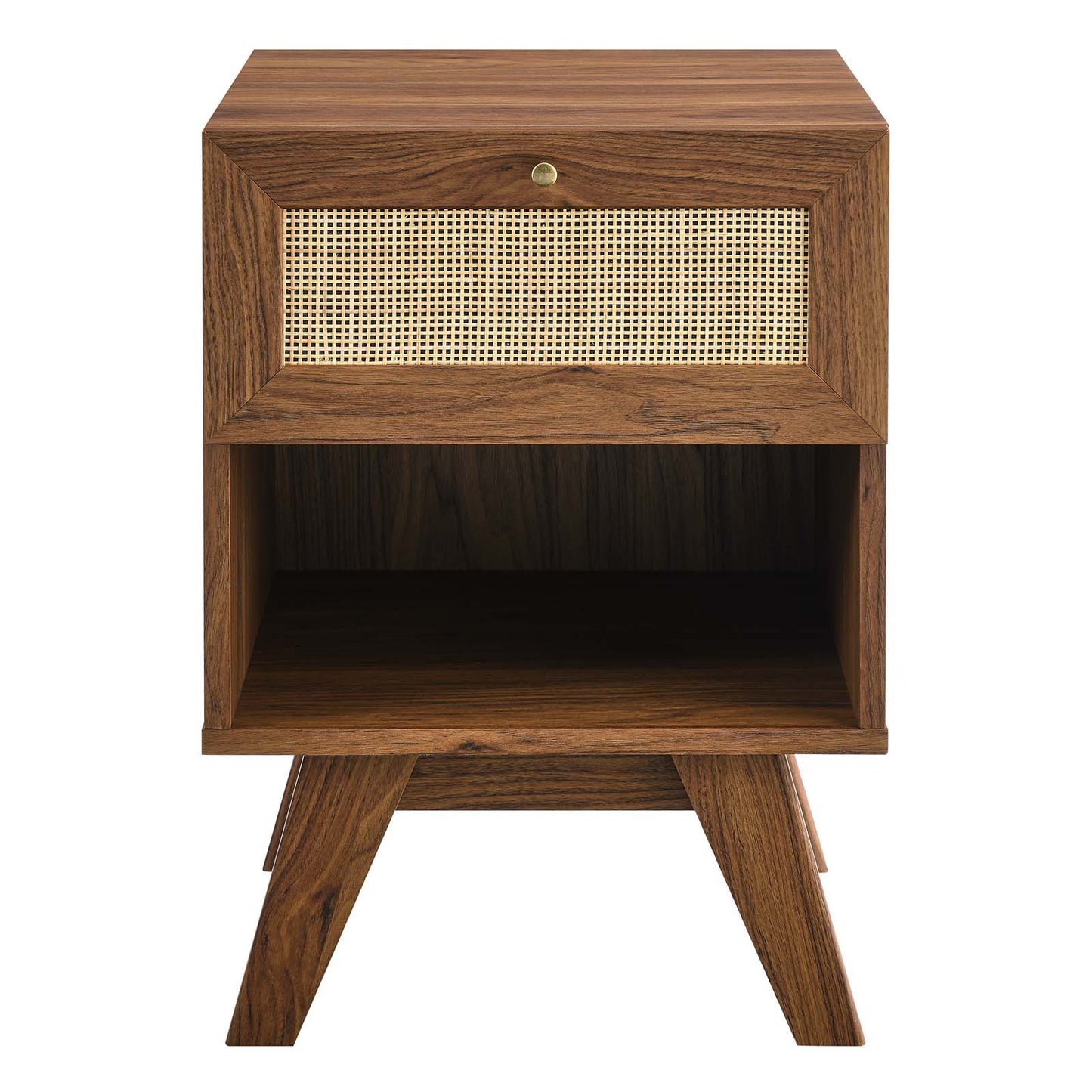 Soma 1-Drawer Nightstand Walnut MOD-7049-WAL