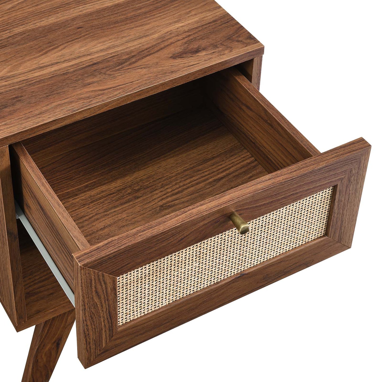 Soma 1-Drawer Nightstand Walnut MOD-7049-WAL