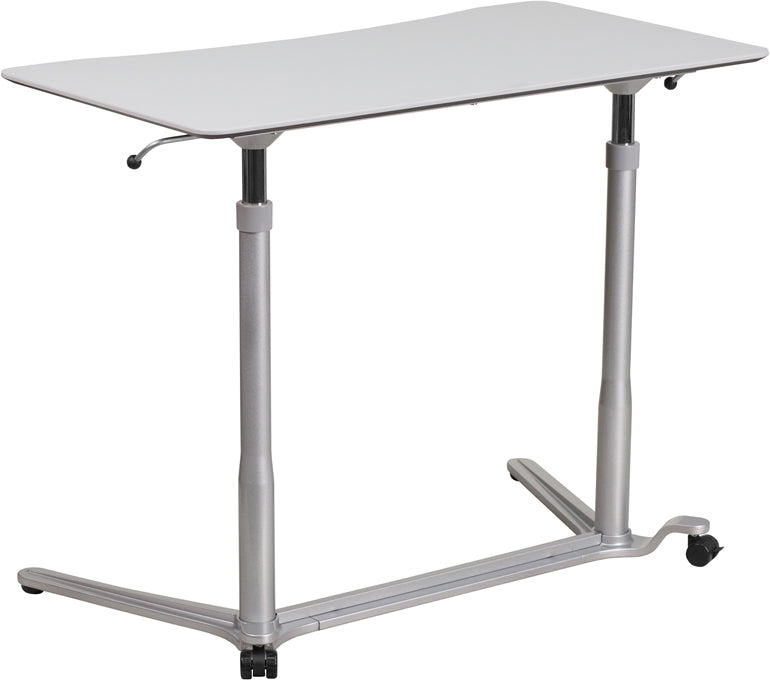 Sit-Stand Light Gray Desk NAN-IP-6-1-GG