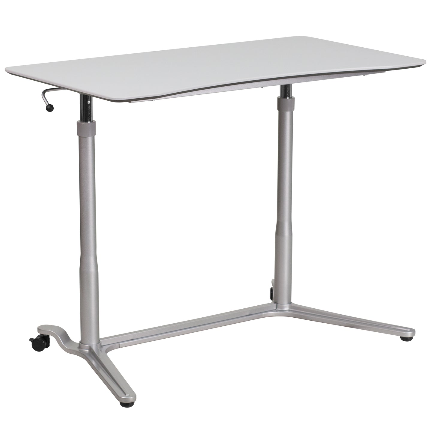 Sit-Stand Light Gray Desk NAN-IP-6-1-GG