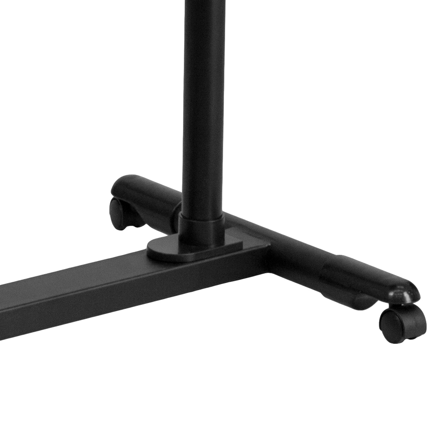 Black Adjustable Mobile Desk NAN-JG-06B-BK-GG