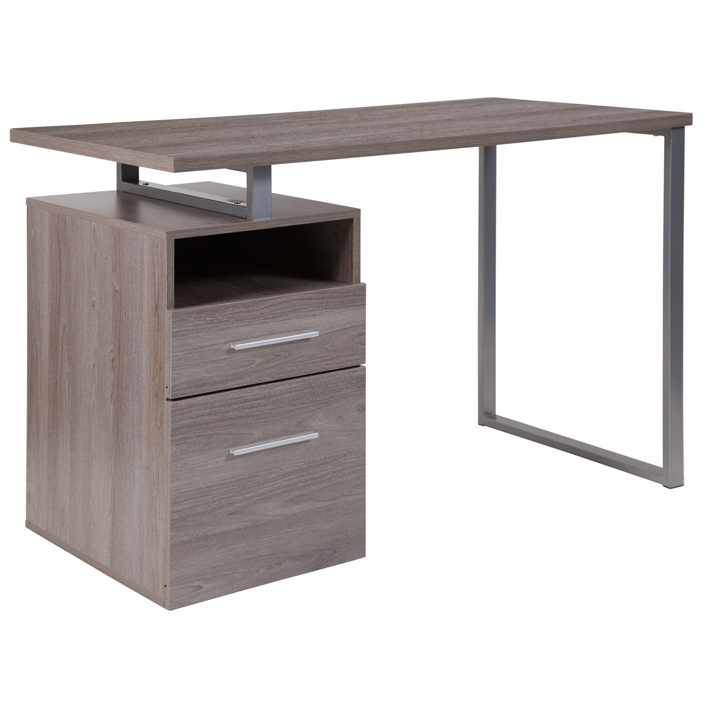 Light Ash 2 Drawer Desk NAN-JN-2634-GG