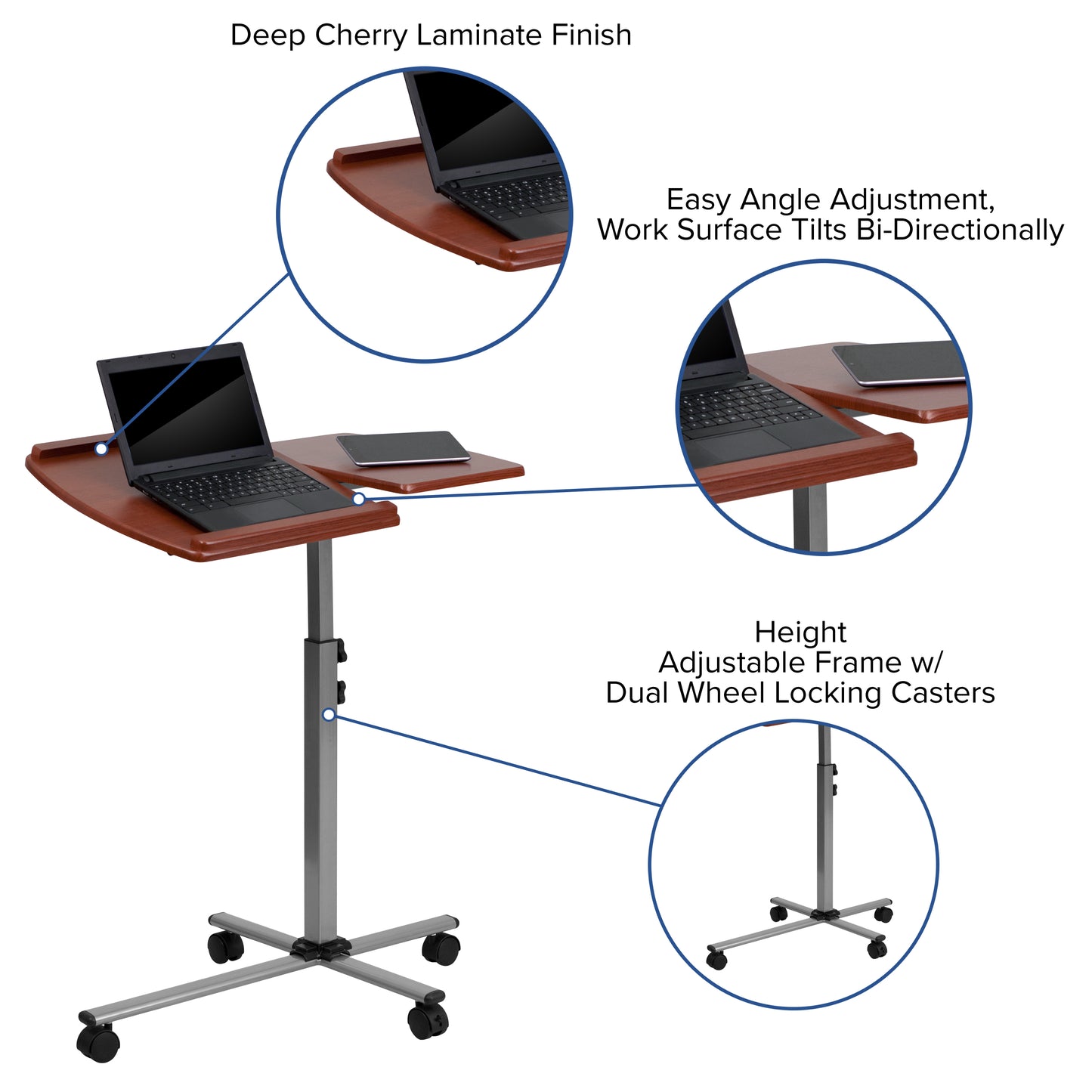 Cherry Mobile Laptop Desk NAN-JN-2762-GG