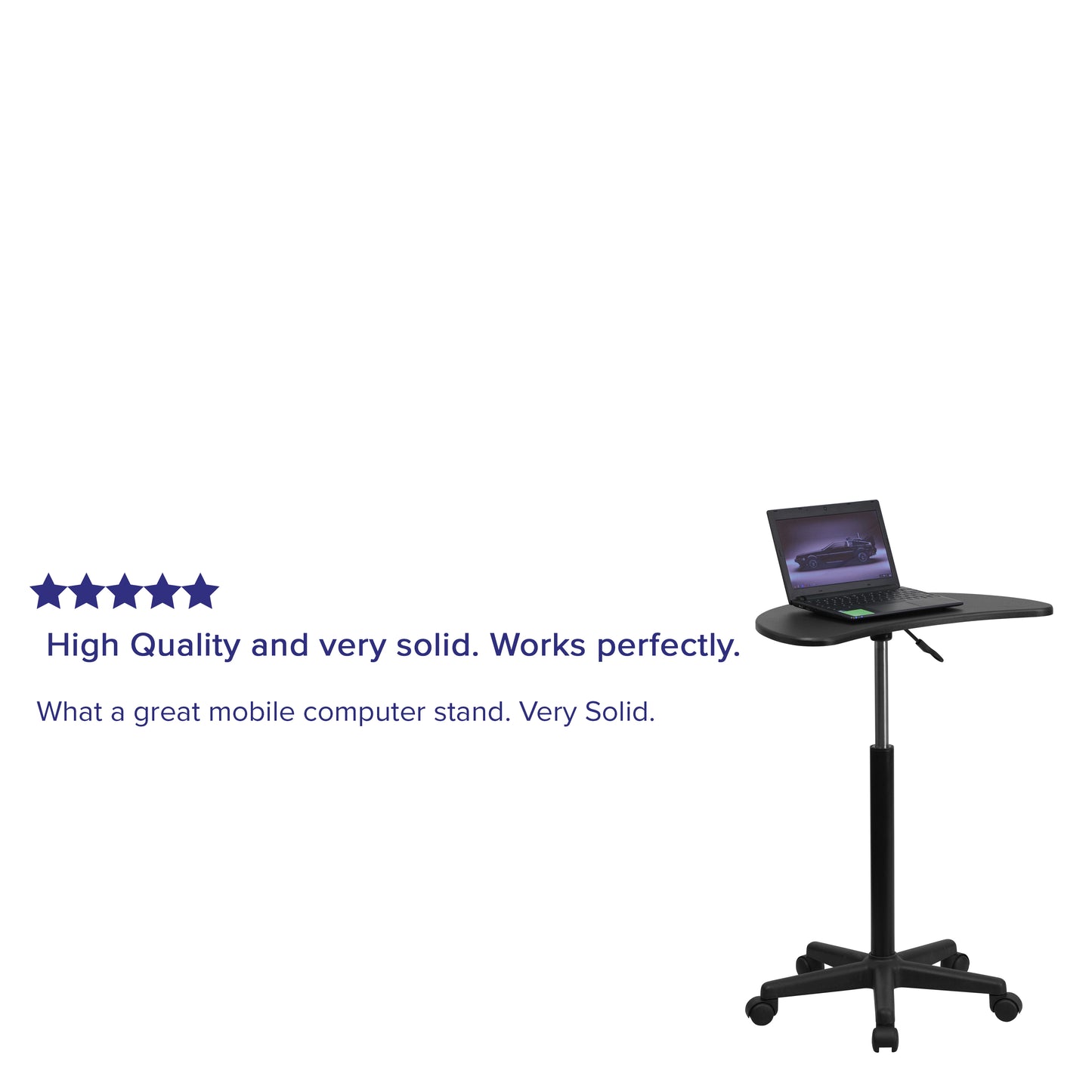 Black Adjustable Laptop Desk NAN-JN-2792-GG