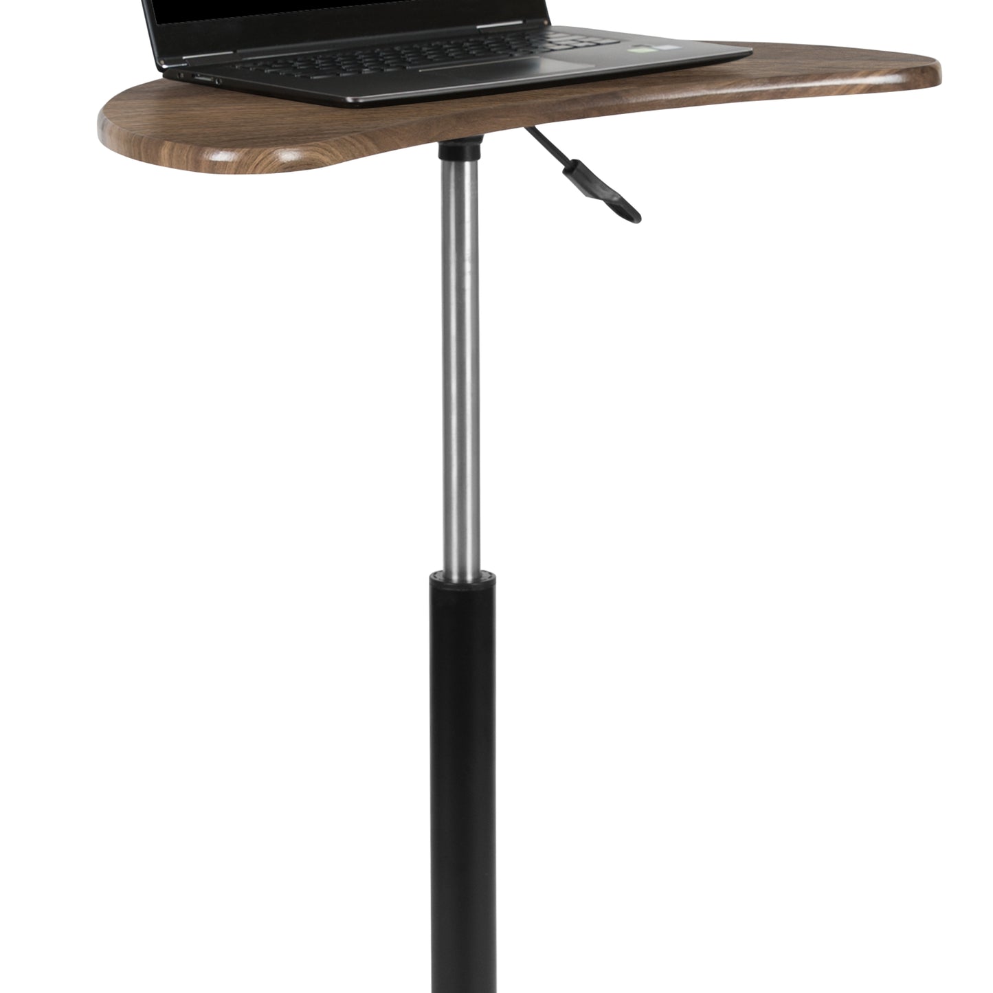 Walnut Sit-Stand Mobile Desk NAN-JN-2792-RU-GG