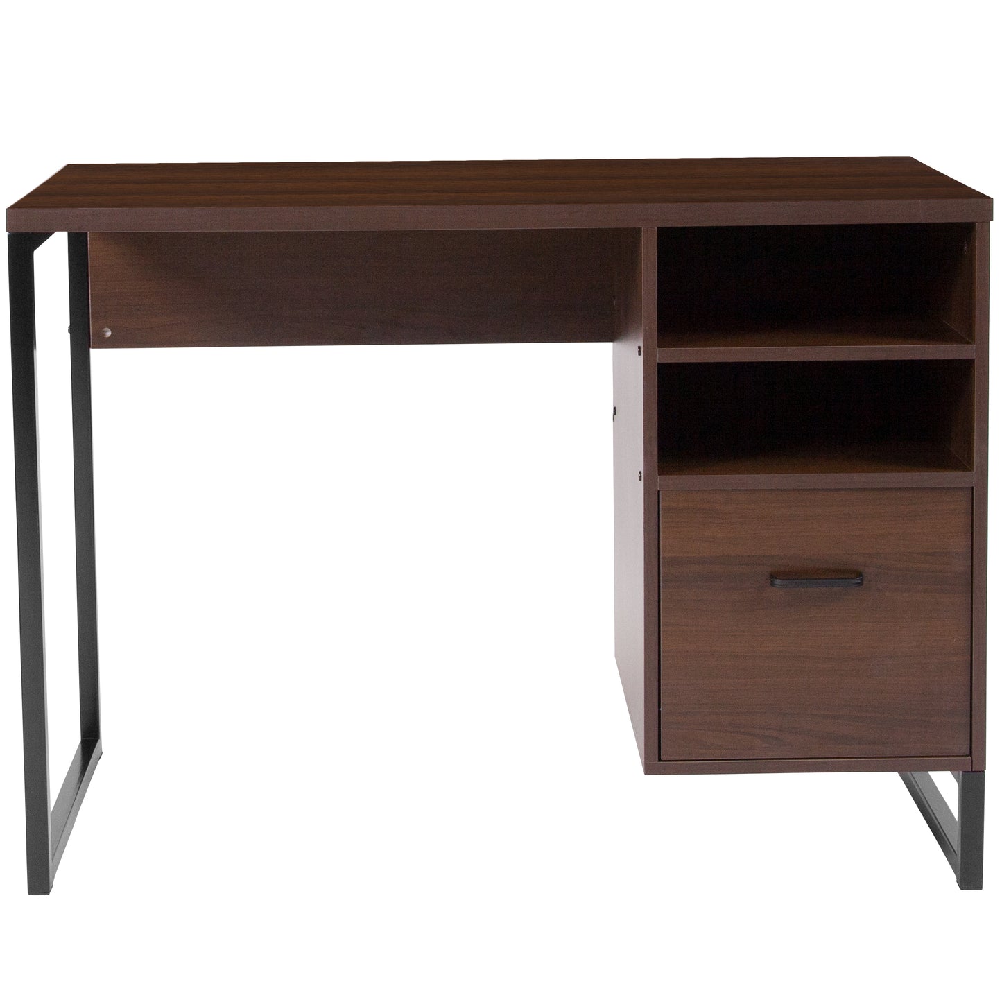 Rustic Coffee Computer Desk NAN-NJ-HD10168-GG