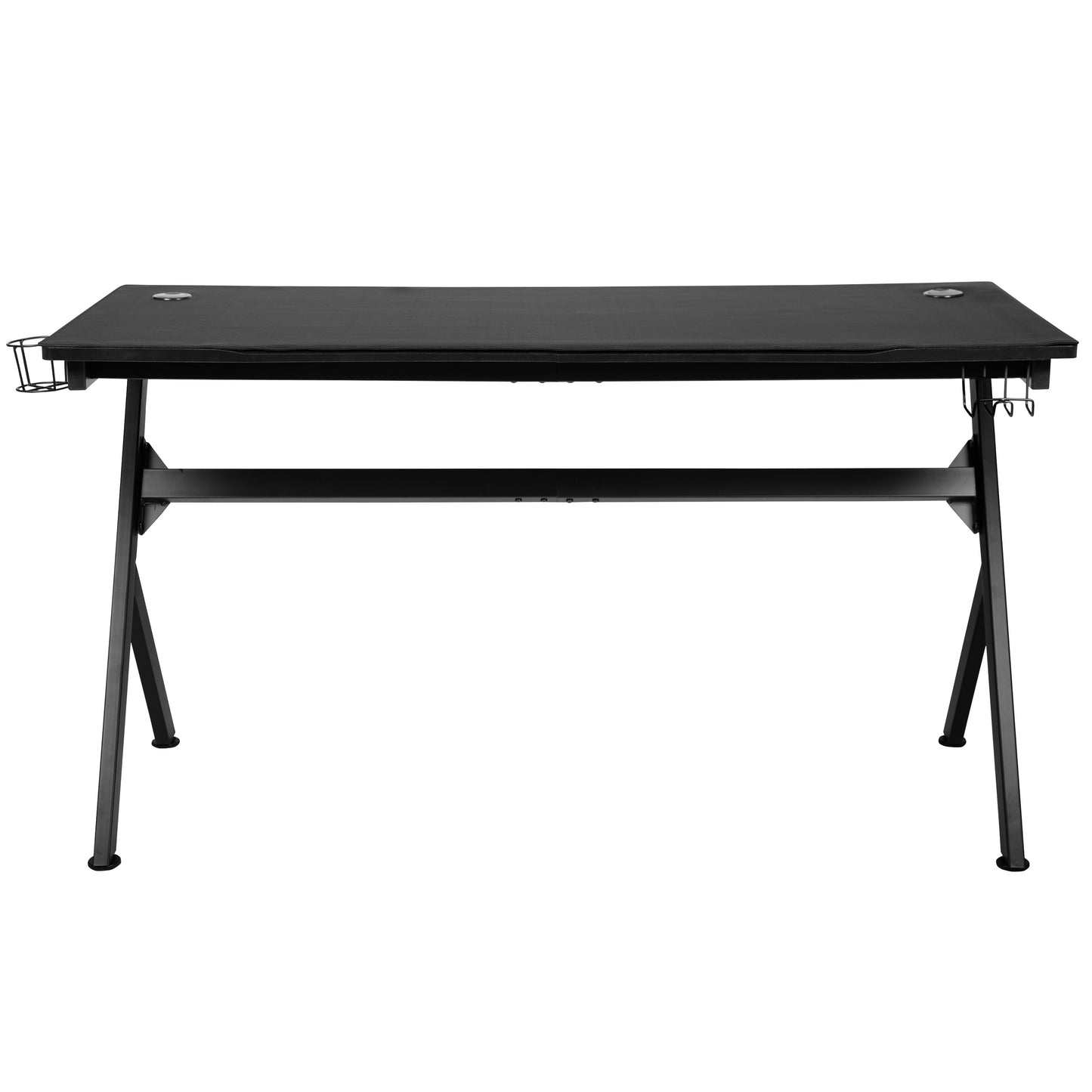 55" Black Computer Gaming Desk NAN-TG-D1904L-GG