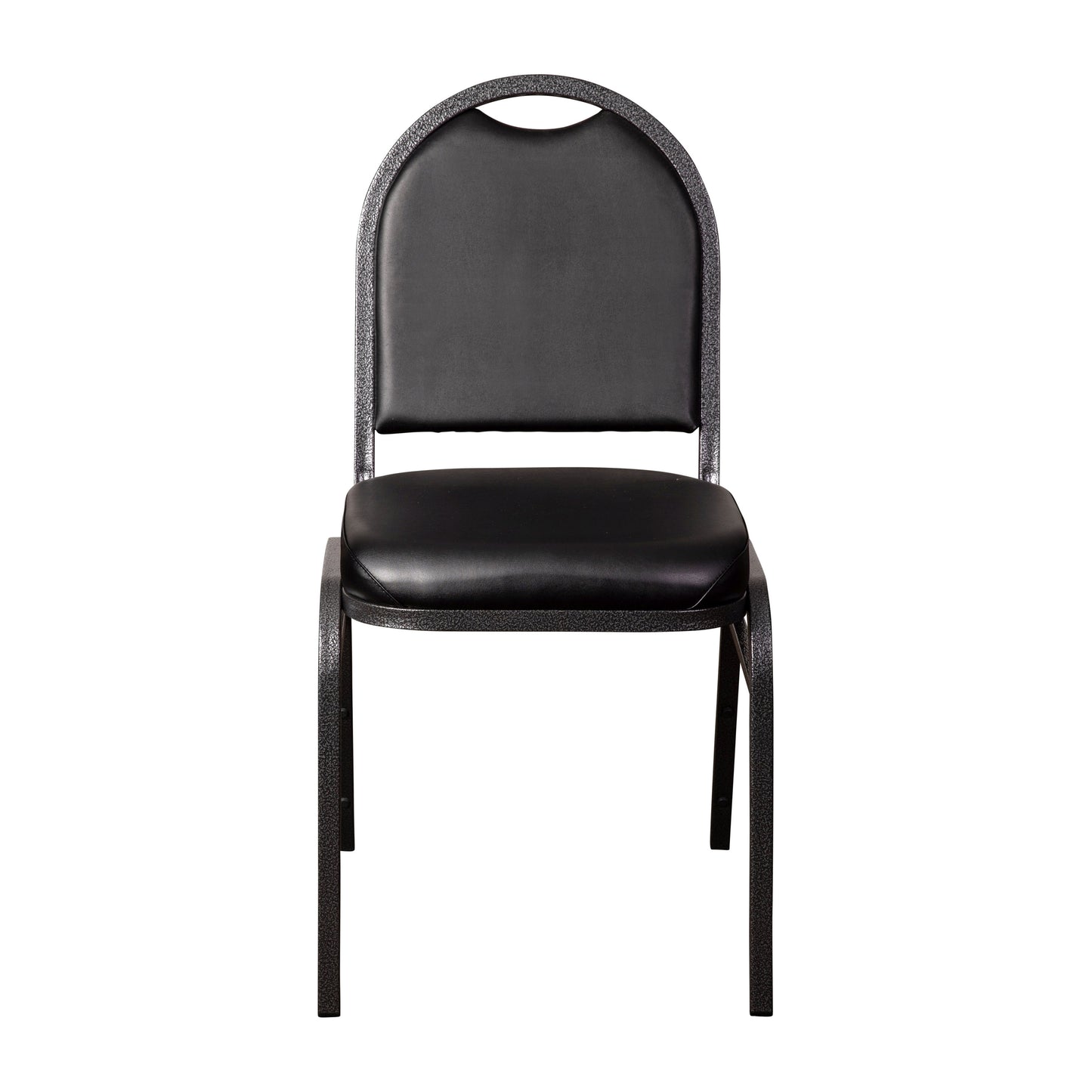 Black/Silver Vein Stack Chair NG-ZG10006-BK-SILVERVEIN-GG