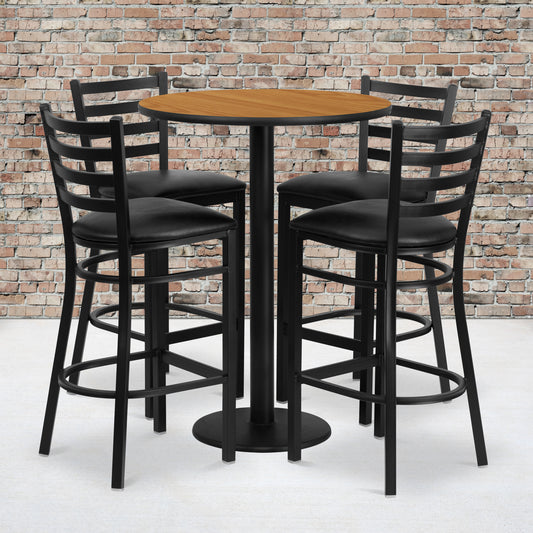 30RD NA Bar Table-BK VYL Seat RSRB1023-GG