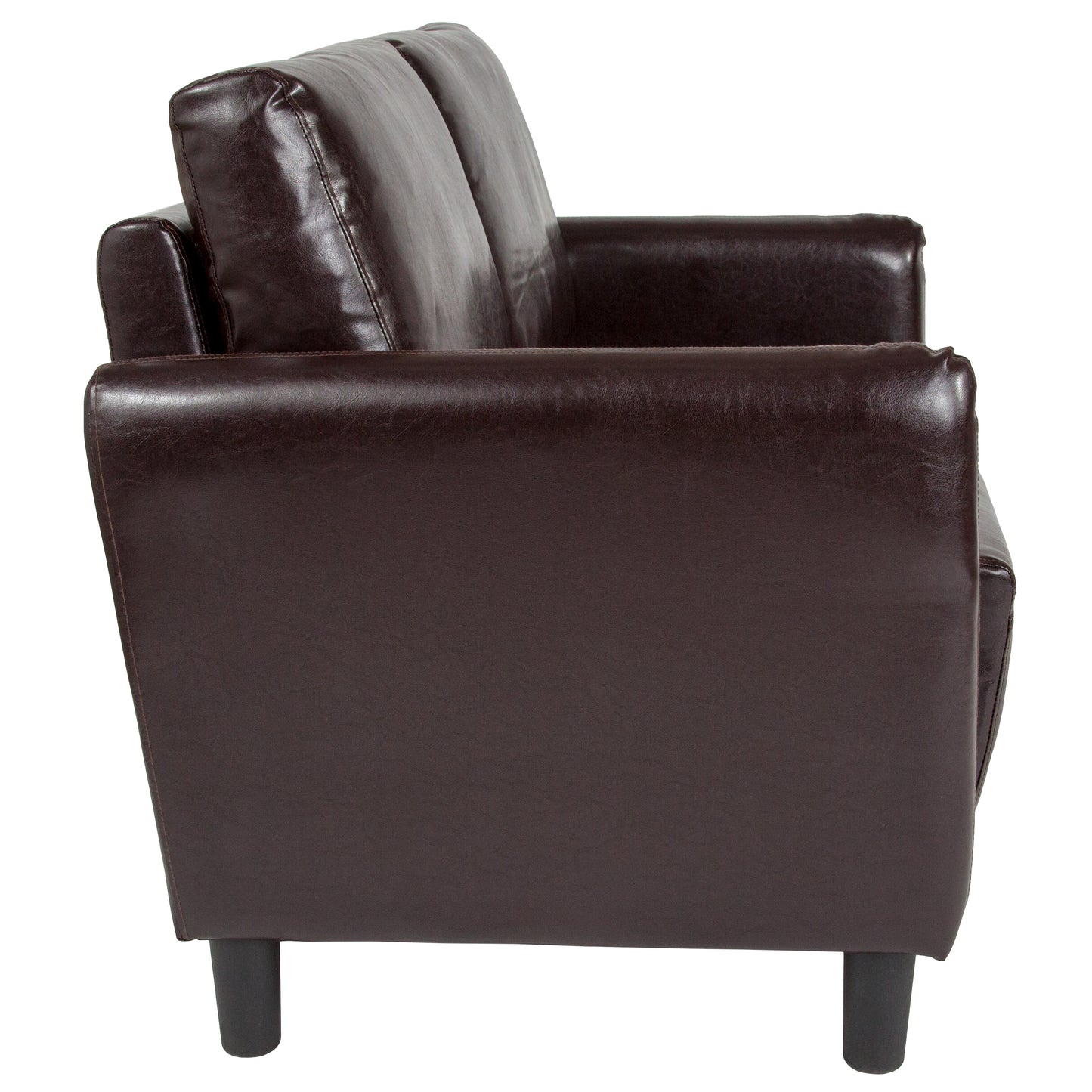 Brown Leather Loveseat SL-SF919-2-BRN-GG