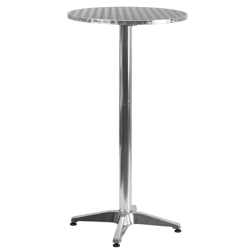 25.5RD Aluminum Fold Bar Table TLH-059A-GG