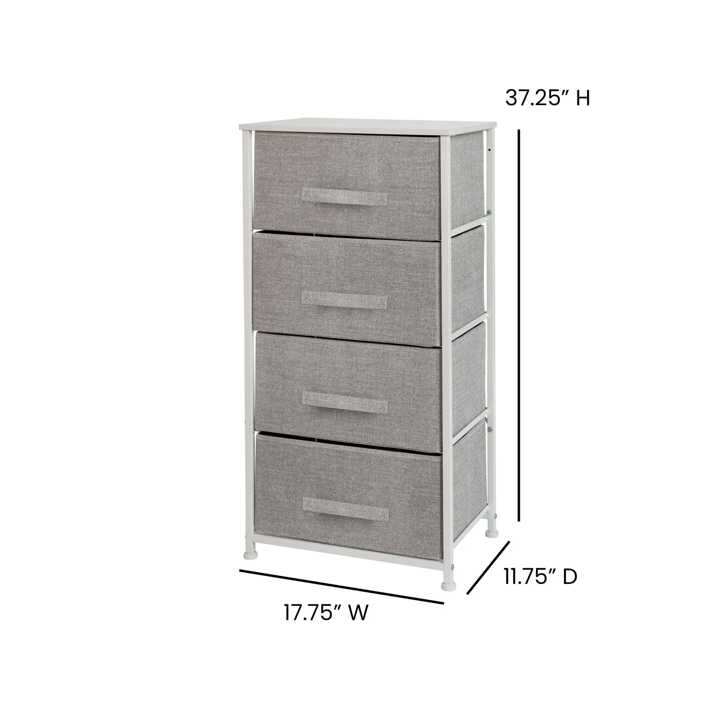 White/Gray Tall Organizer WX-5L203