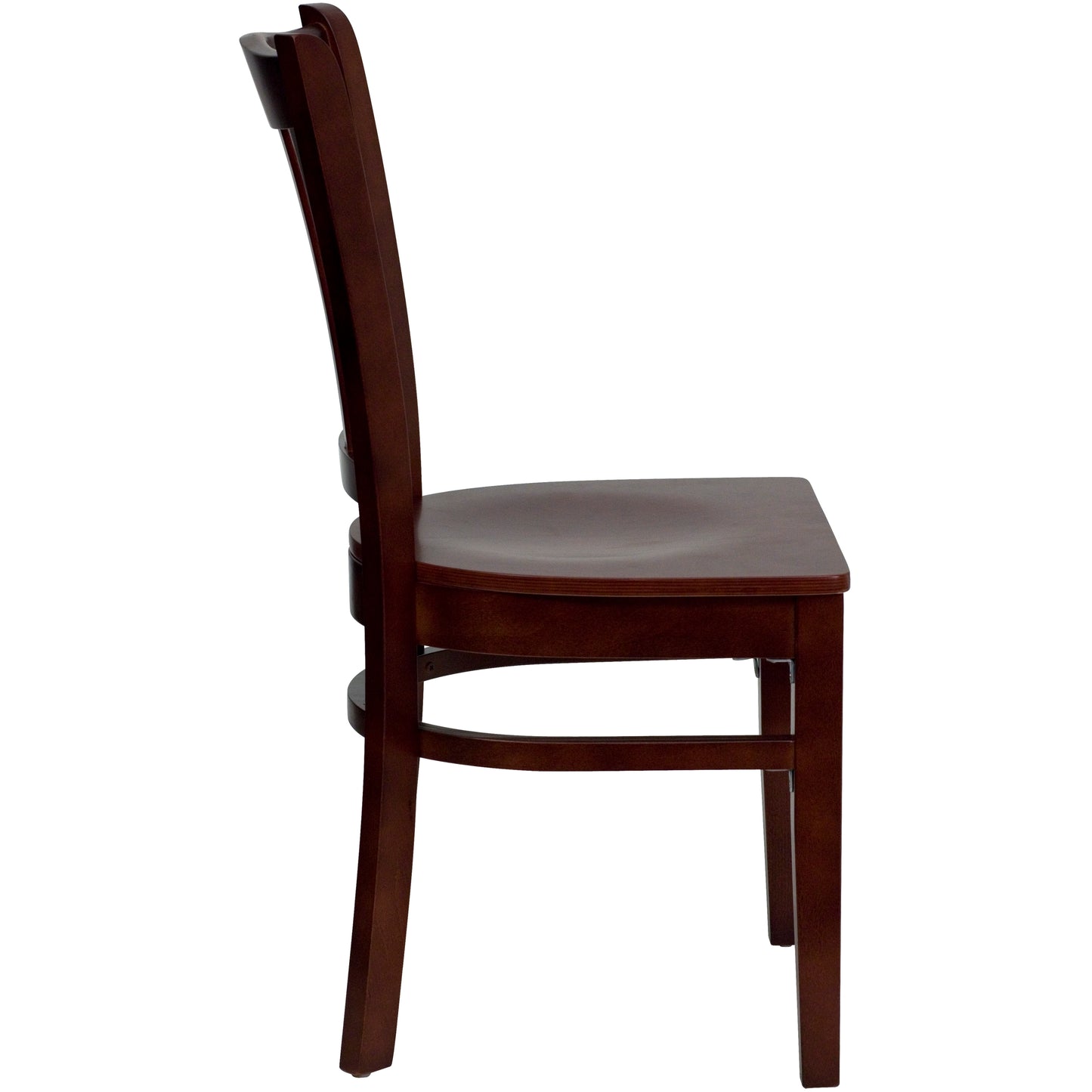 Mahogany Wood Dining Chair XU-DGW0008VRT-MAH-GG