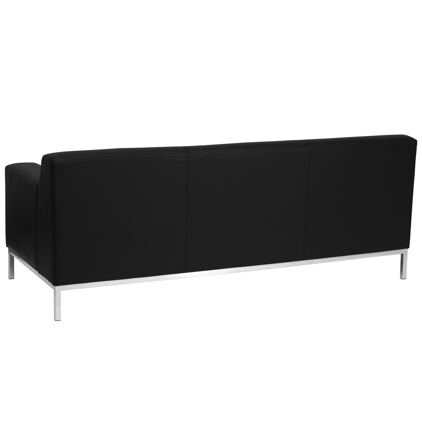 Black Leather Sofa ZB-DEFINITY-8009-SOFA-BK-GG