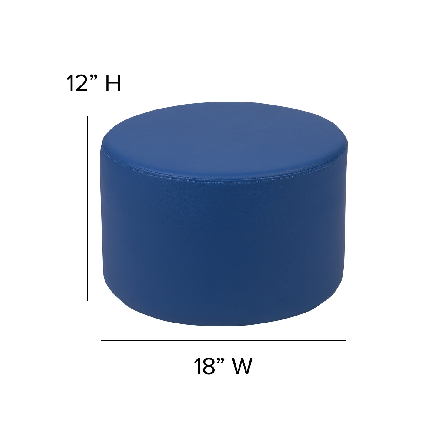 12" Soft Seating Circle-Blue ZB-FT-045R-12-BLUE-GG