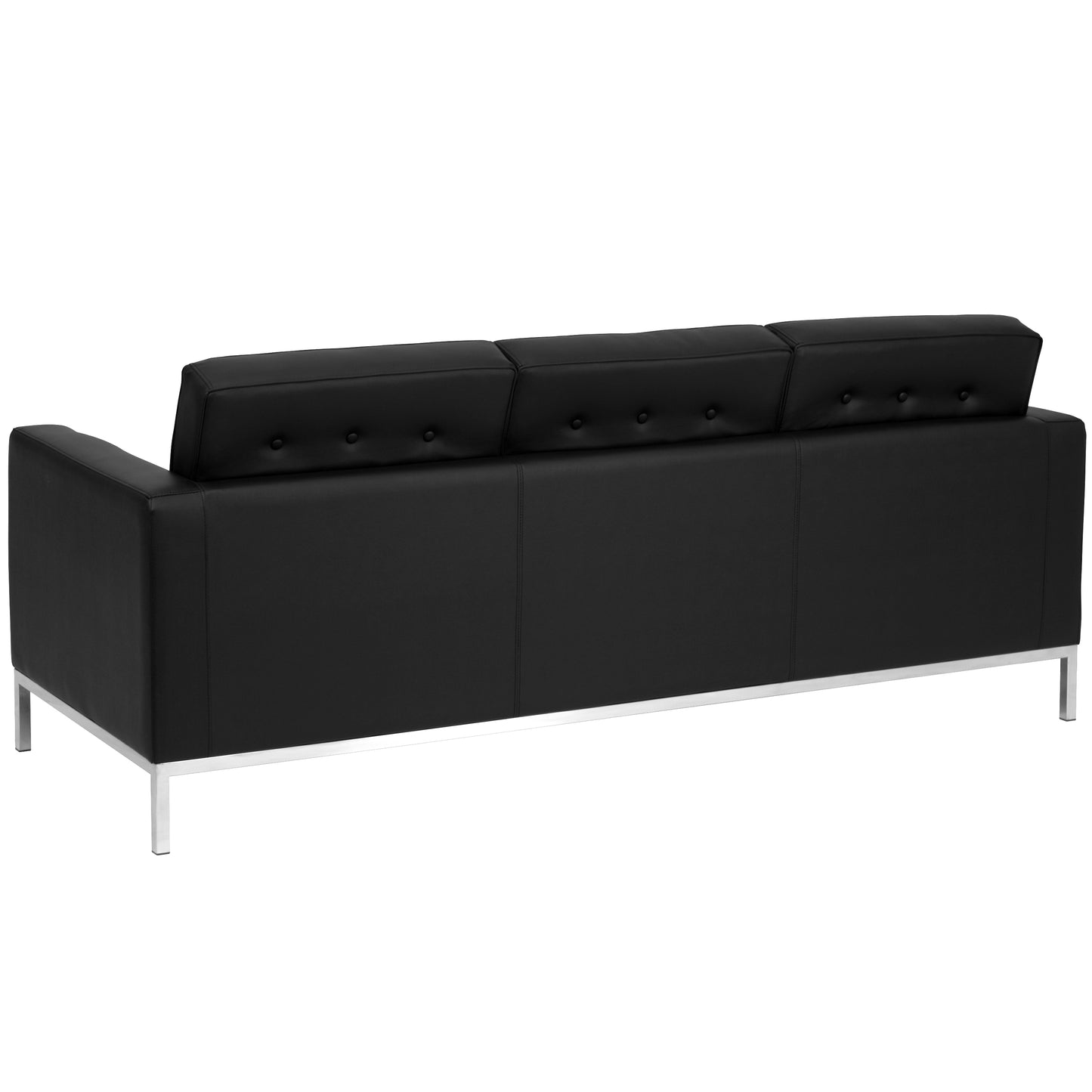 Black Leather Sofa ZB-LACEY-831-2-SOFA-BK-GG