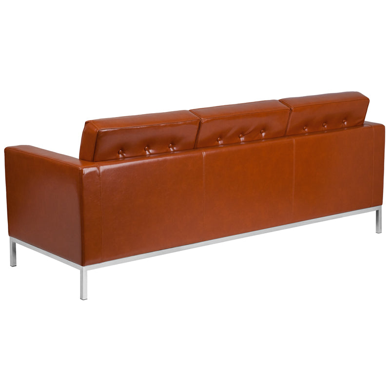 Cognac Leather Sofa ZB-LACEY-831-2-SOFA-COG-GG