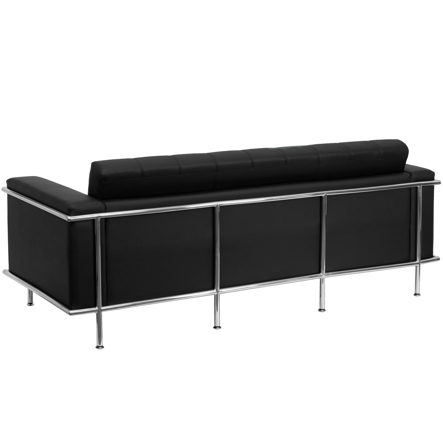 Black Leather Sofa ZB-LESLEY-8090-SOFA-BK-GG